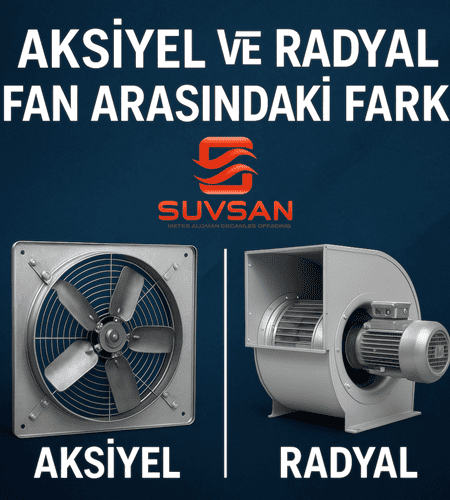 Aksiyel ve Radyal Fan Arasındaki Fark