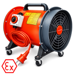 EXP ATEX Mob Exproof Mobil Seyyar Fan