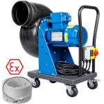 PRM ATEX Exproof Plastik Salyangoz Mobil Seyyar Fan