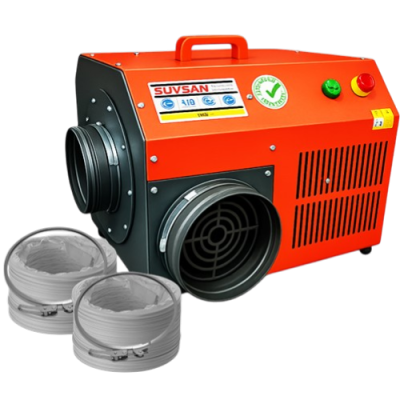 VRM 225 Radyal Portatif Mobil Fan DUman Emici